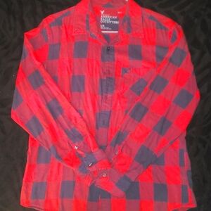 American Eagle checkered shirt